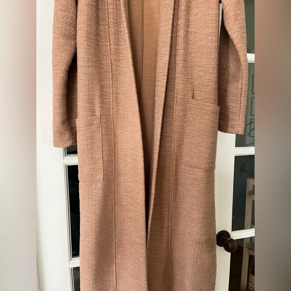 Bb Dakota • Long Brown Open Coat - Picture 2 of 6